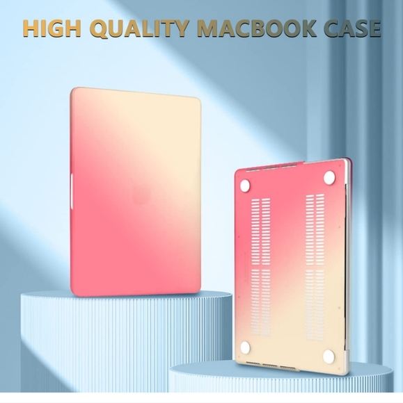 Gradient Pink Case for MacBook Pro 14 Inch 2021 2022 Release Model A2442 - Picture 3 of 6